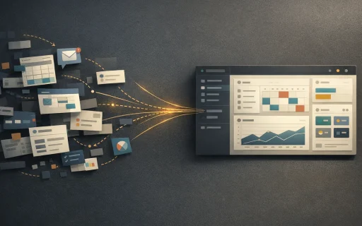 Internal tools for business consolidating spreadsheets, inboxes, and disconnected software into one workflow.
