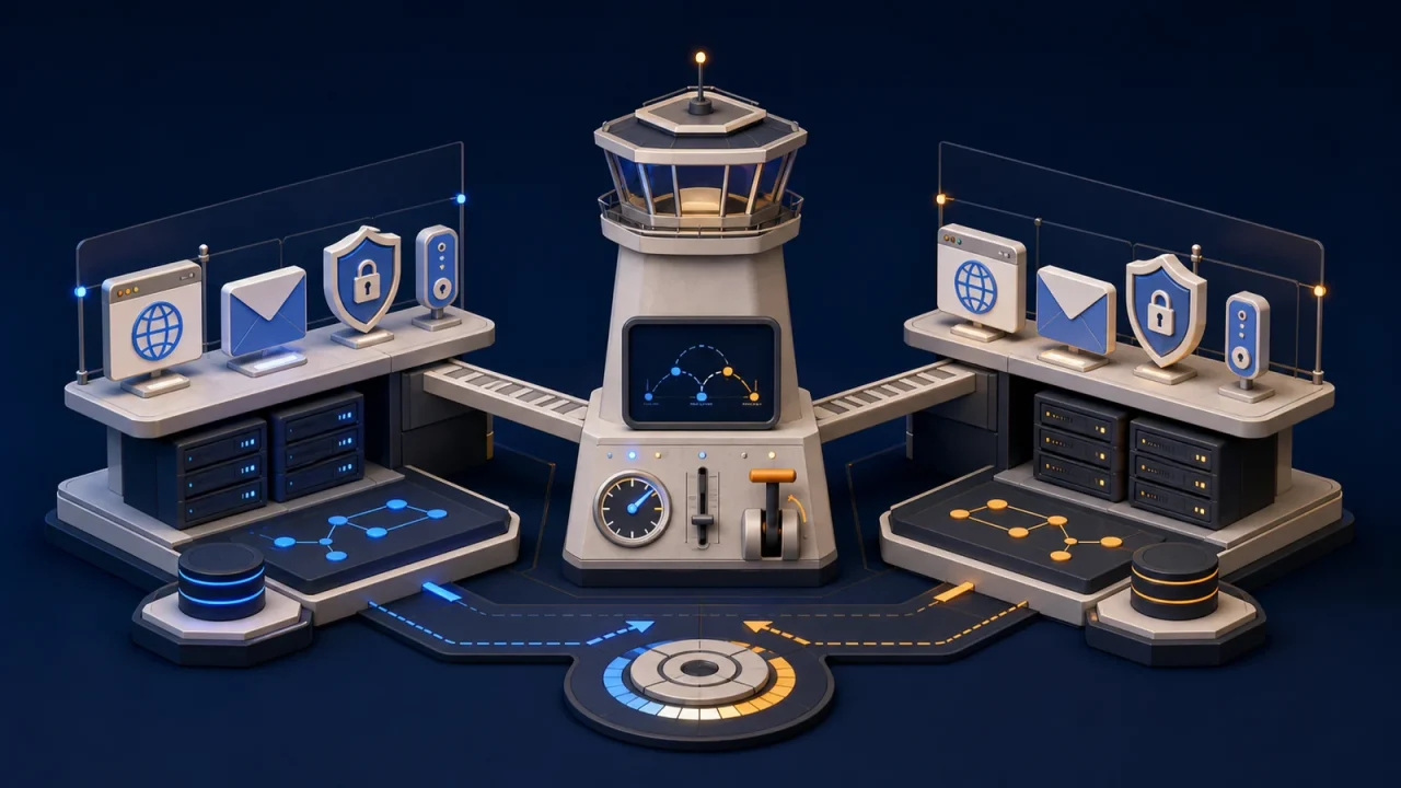 DNS migration checklist control center preserving website, email, security, and nameserver routes