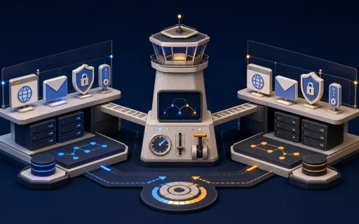 DNS migration checklist control center preserving website, email, security, and nameserver routes