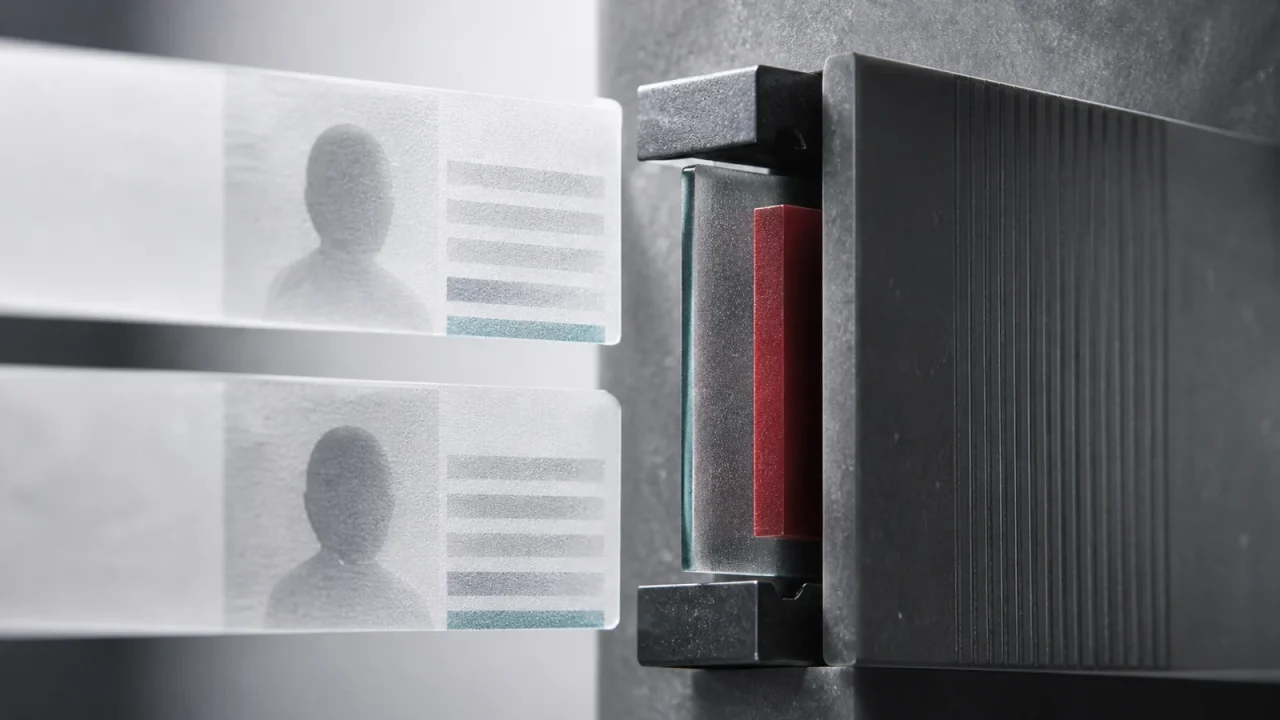 Media metadata validation gate stopping two plausible identity records before ingest